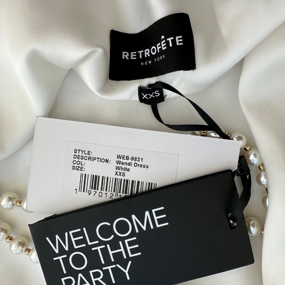 Retrofete White Strapless Maxi Dress - Picture 6 of 16